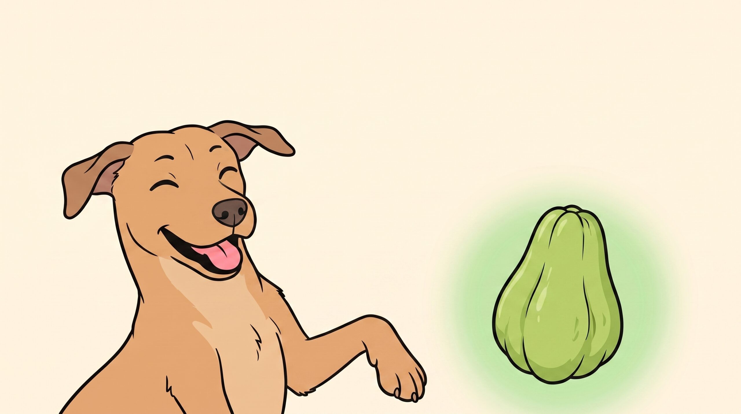 Chayote para perros — Sí, cocido y sin condimentos
