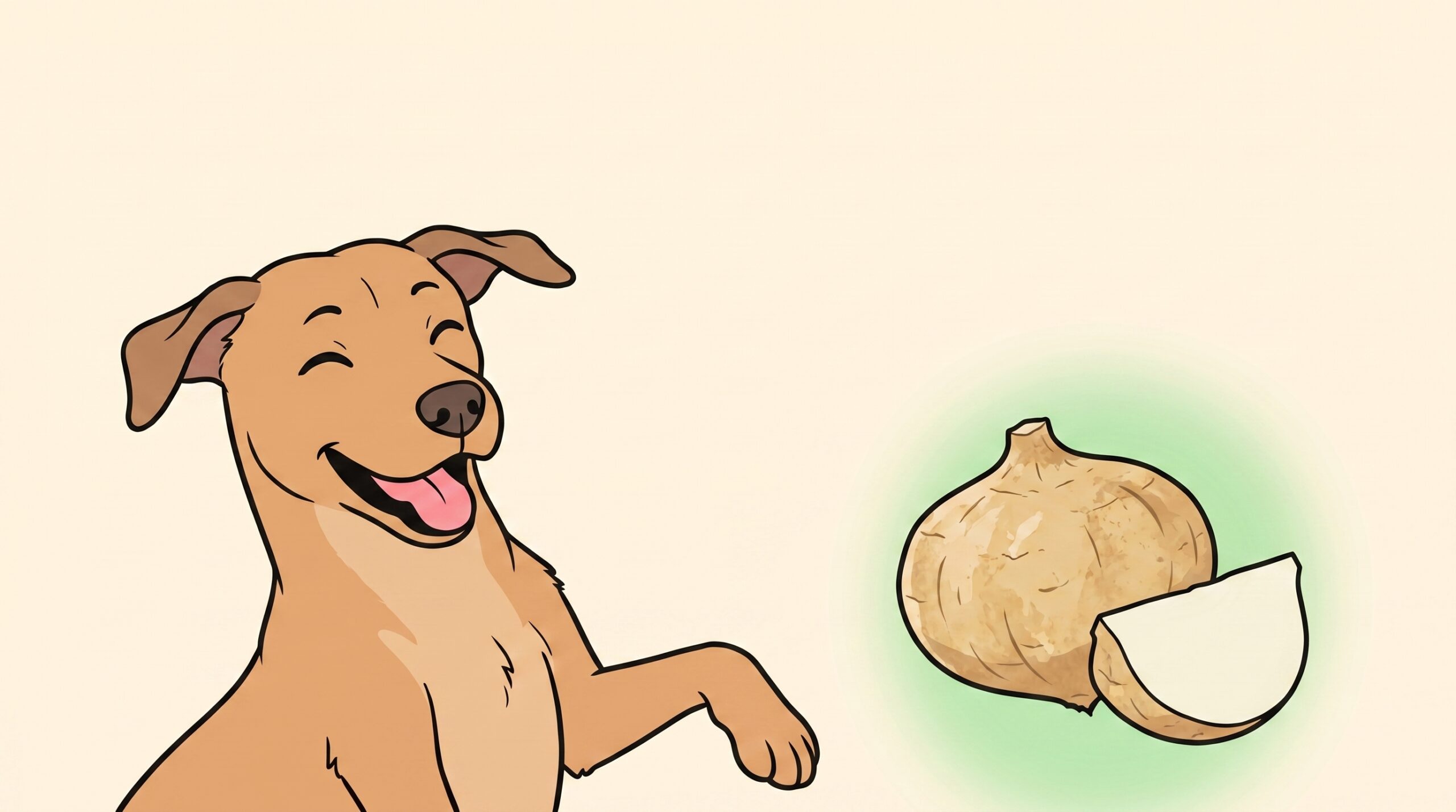 Jícama para perros — Sí, solo la pulpa pelada