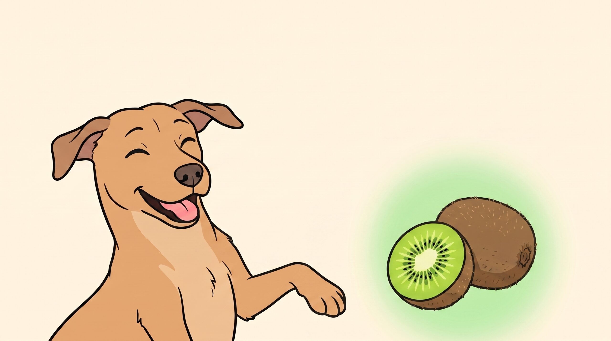 Kiwi para perros — Si, pulpa pelada en moderacion