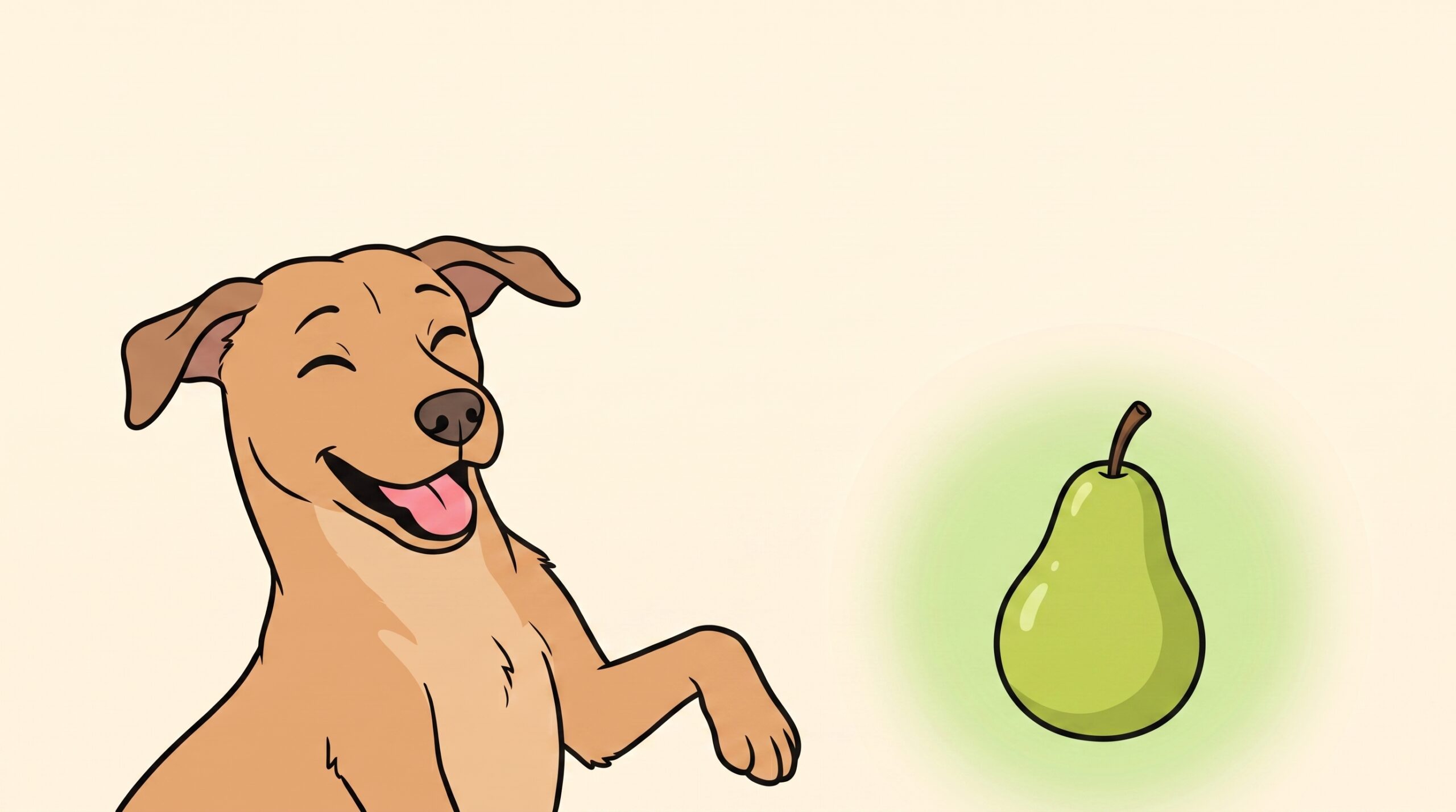 Pera para perros — Sí, sin core ni semillas