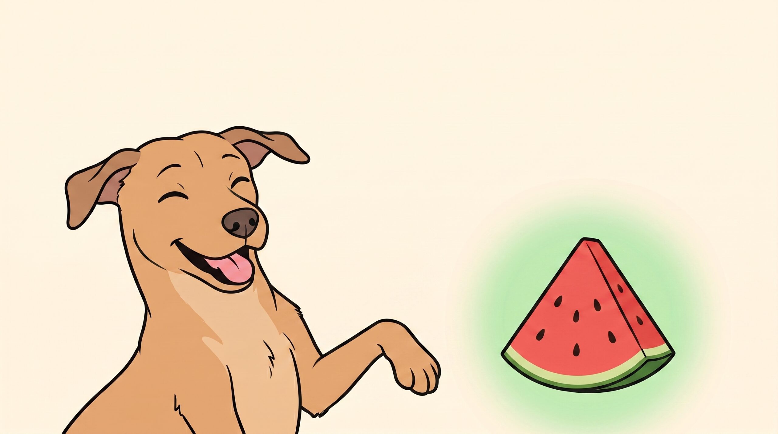 Sandía para perros — Sí, sin semillas ni cáscara